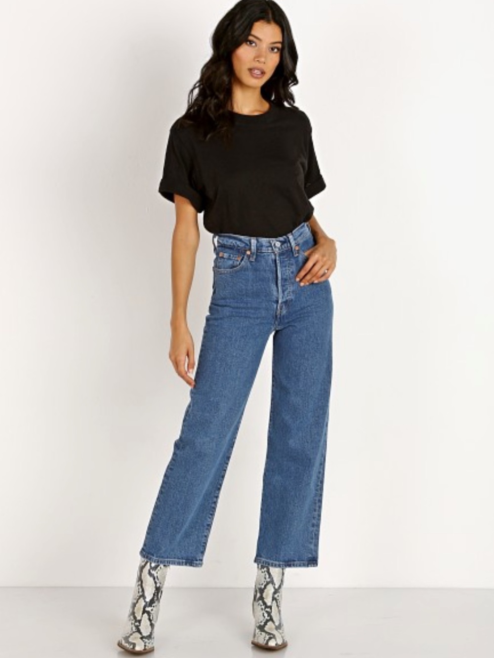 Levi's Ribcage Straight Ankle Jean Georgie Size 25